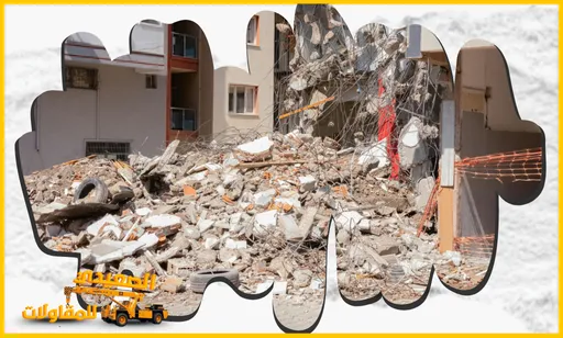 هدم وتكسير مباني